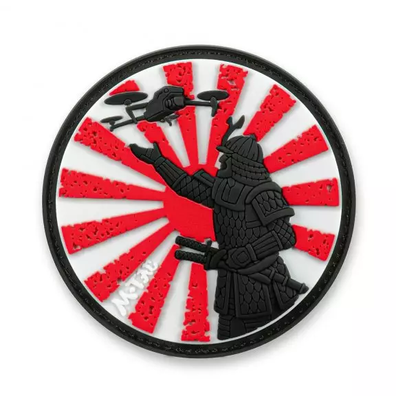 M-Tac® Path of the Samurai PVC-Patch - Rot/Schwarz