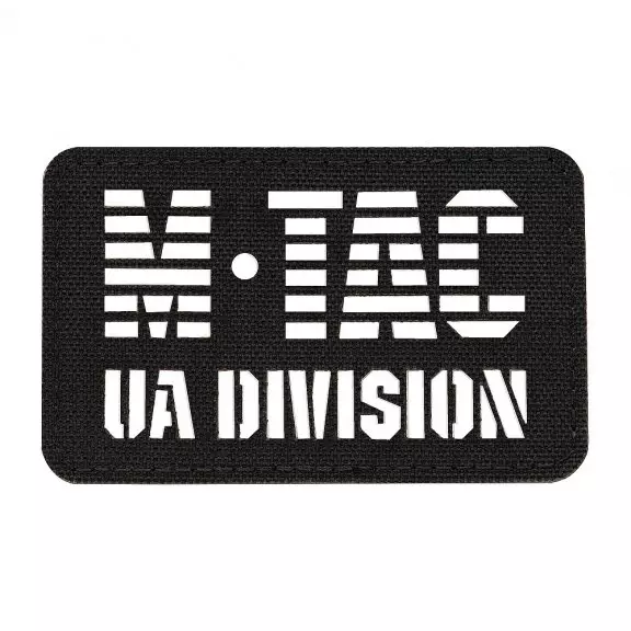 M-Tac® Naszywka UA Division Cięta Laser Cut - Czarny
