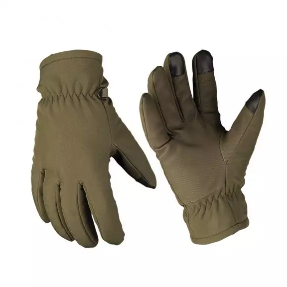 Mil-Tec® Softshell Thinsulate Gloves - Olive