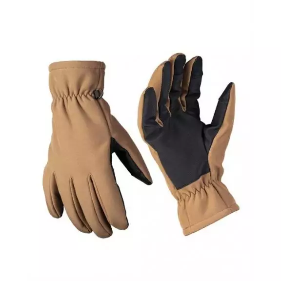 Mil-Tec® Softshell Thinsulate Gloves - Coyote