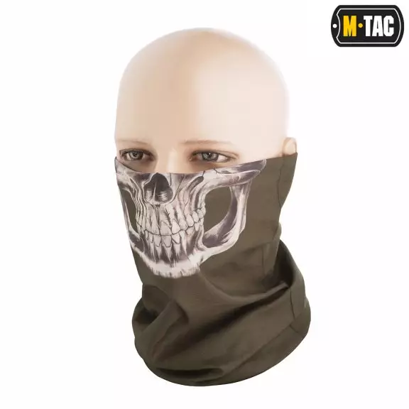 M-Tac® Reaper Skull Lightweight Scarf - Olive