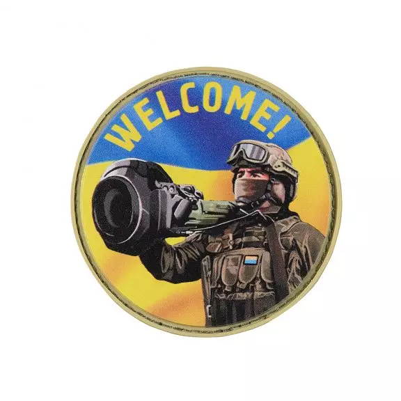 M-Tac® NLAW Says Welcome PVC Patch - Full Color