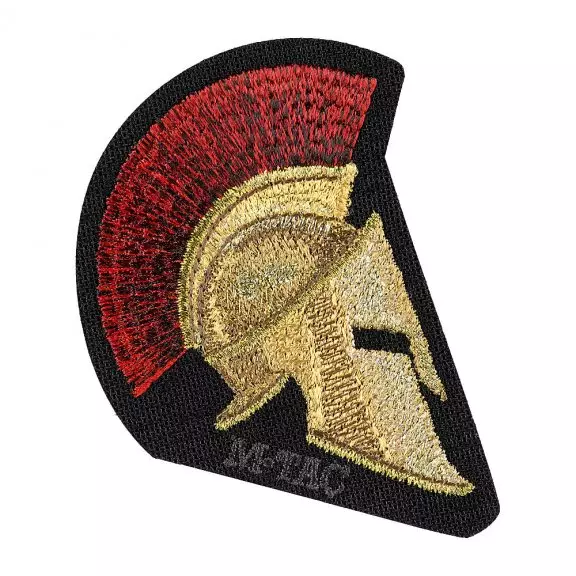 M-Tac® Naszywka Spartan Helmet (Haft) - Czarny