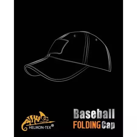 Baseball Foldable Cap® - Schwarz