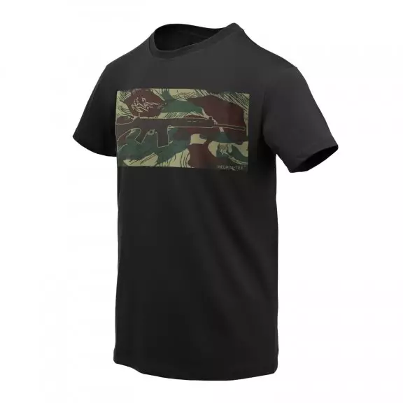 Helikon-Tex T-Shirt FN FAL - Schwarz/Rhodesian Camo