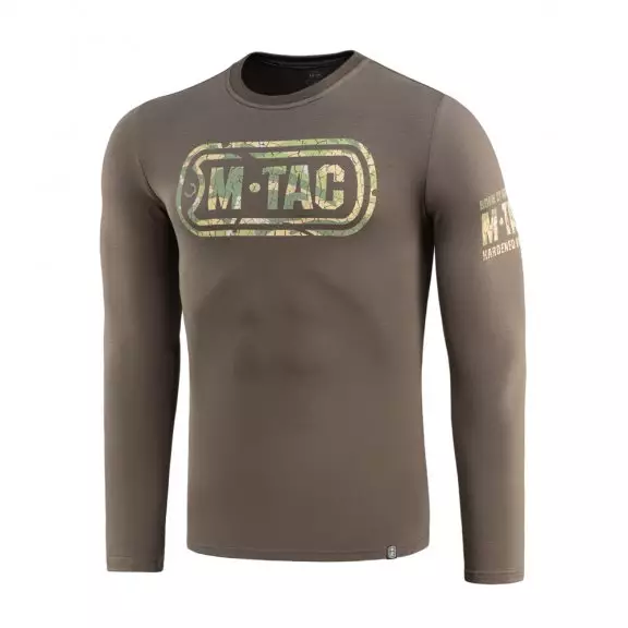 M-Tac® Koszulka Logo z Długim Rękawem - Dark Olive