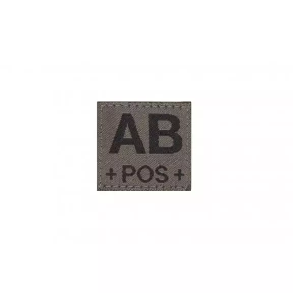 Claw Gear AB Pos Bloodgroup Patch - RAL 7013