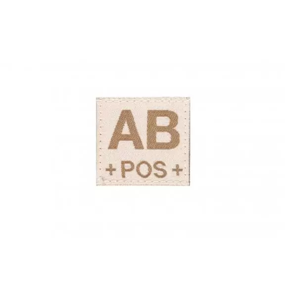 Claw Gear AB Pos Bloodgroup Patch - Desert