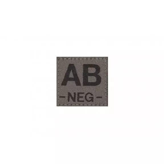 Claw Gear AB Neg Bloodgroup Patch - RAL 7013