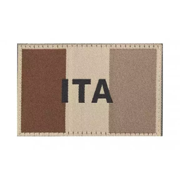 Claw Gear Italy Flag Patch - Desert