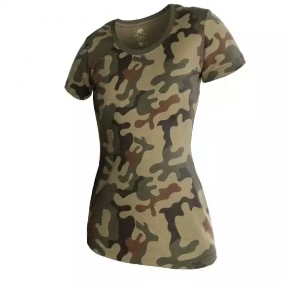 Helikon-Tex Damen T-Shirt Slim Organic - PL Woodland