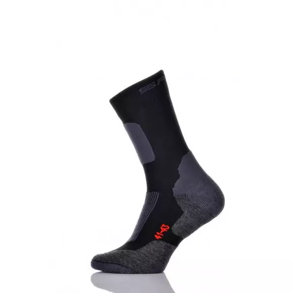 Spaio Trekking socks SPUNFIT - Graphite/Black