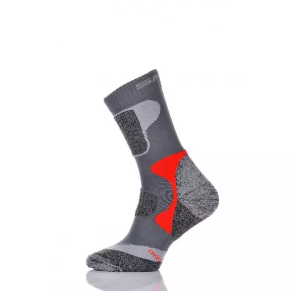 Spaio Trekking socks SKINLIFE - Grey/Red