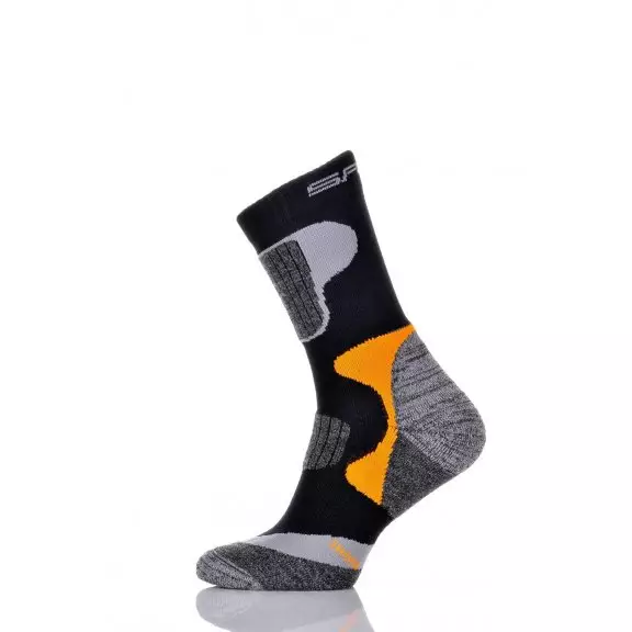 Spaio Trekking socks SKINLIFE - Black/Orange