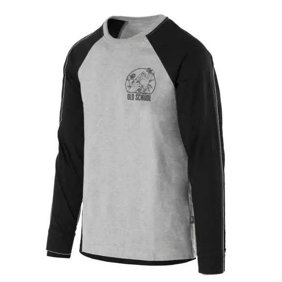 Helikon-Tex Longsleeve T-Shirt (Old School) - Mittelgrau Melange