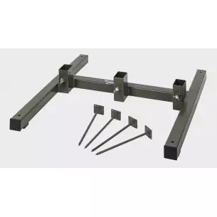 Metal Stand - Steel - Brown Grey