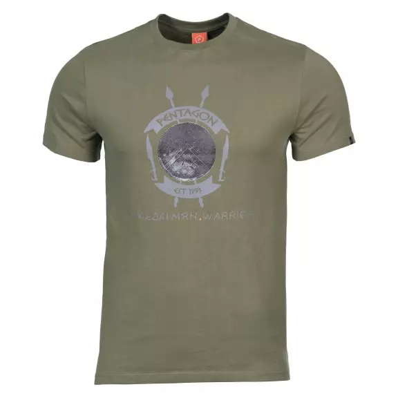 Pentagon T-shirt AGERON - Lakedaimon Warrior - Olive