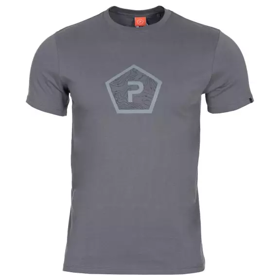 T-shirt AGERON - Pentagon Shape - Wolf Grey